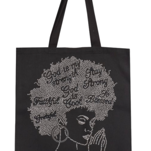 Kinky Afro Tote Bag